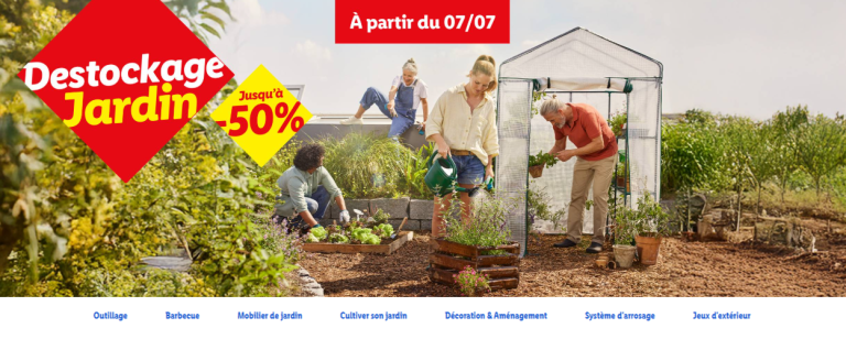 Destockage jardin