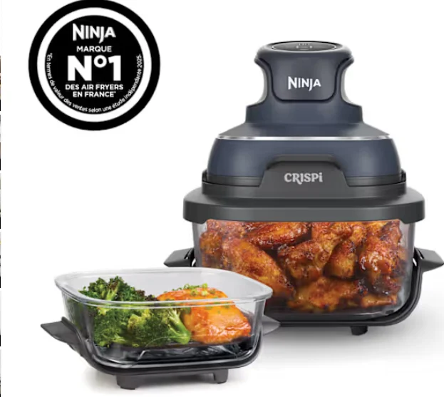 Air Fryer modulaire en verre Ninja CRISPi Cyber Space FN101EUGY