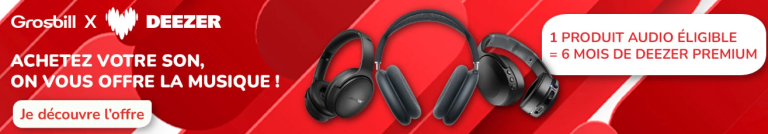 6 mois de DEEZER PREMIUM offerts pour l'achat d'un produit audio éligible