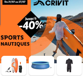 -40% sports nautiques