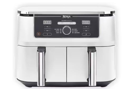 Air Fryer Ninja Foodi MAX double compartiment 6-en-1, Blanche 9,5L AF400EUWH
